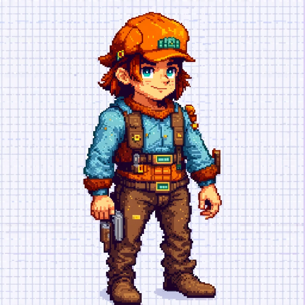 Sprite di Personaggio di Videogioco Retrò