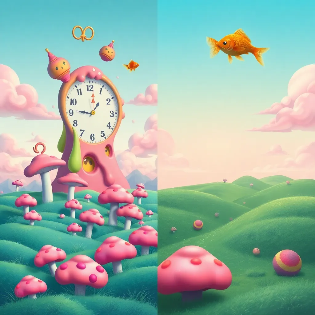 Generátor AI obrázků v pop surrealismu