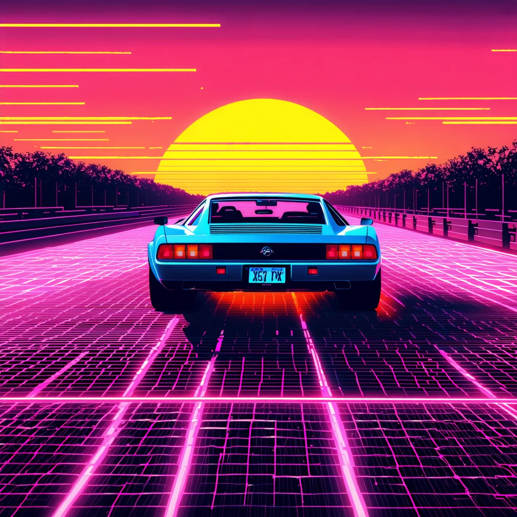 Poster Auto Retrò