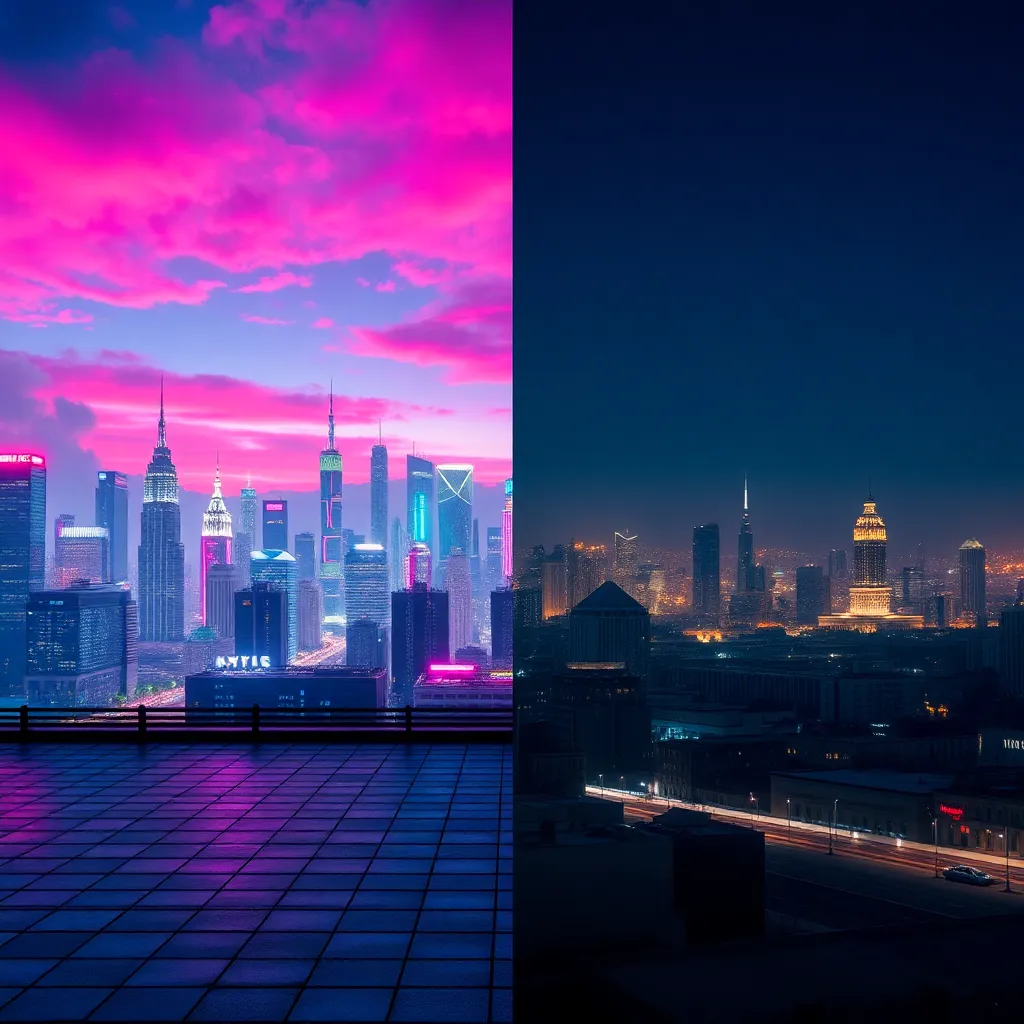 Retrowave AI generátor obrázků