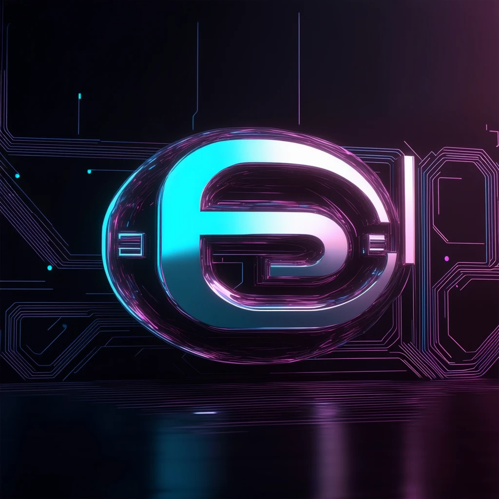3D logo technologické společnosti