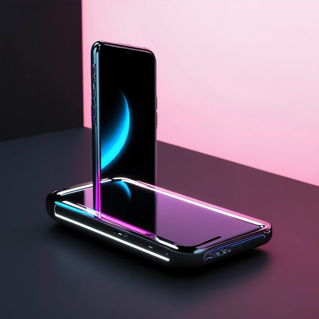 Rendering di Prodotto di uno Smartphone Moderno