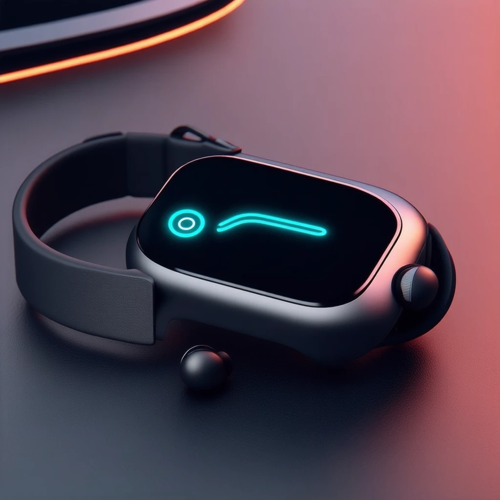 Render di Indossabile Smart Elegante