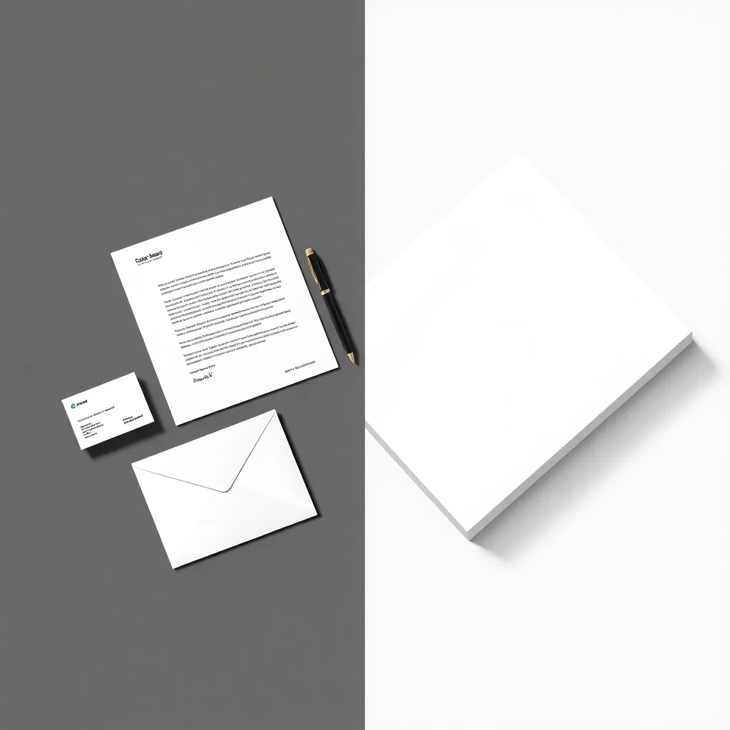 Generatore di Immagini AI in Stile Mockup Cartoleria