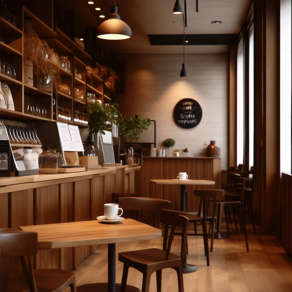 Fotografia d'Interni di Caffetterie o Café
