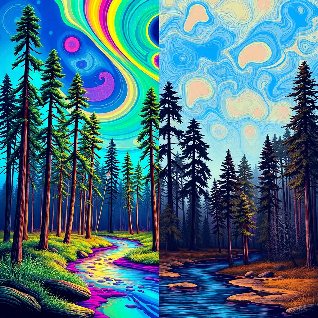 Generatore di Immagini AI in Stile Trippy Illustration