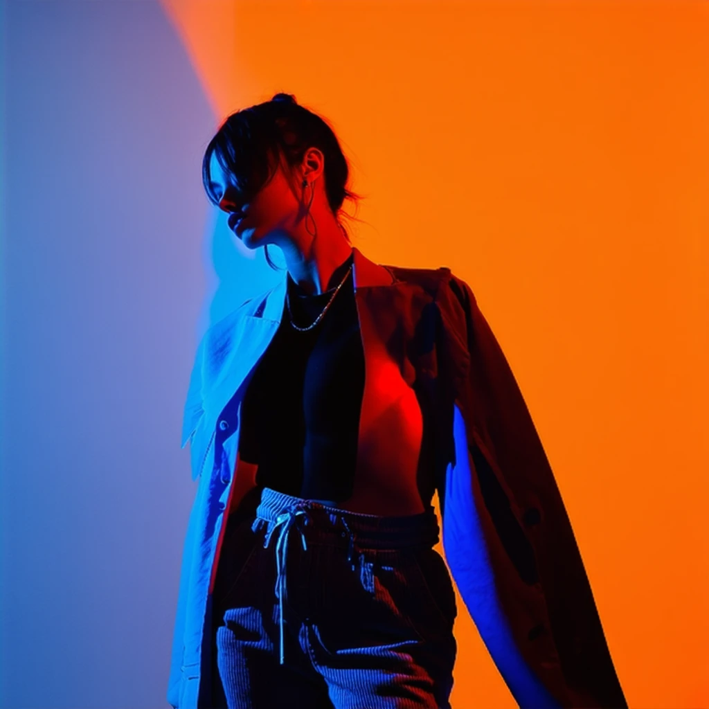 Fotografia di Moda: Outfit che Spiccano con Illuminazione a Contrasto