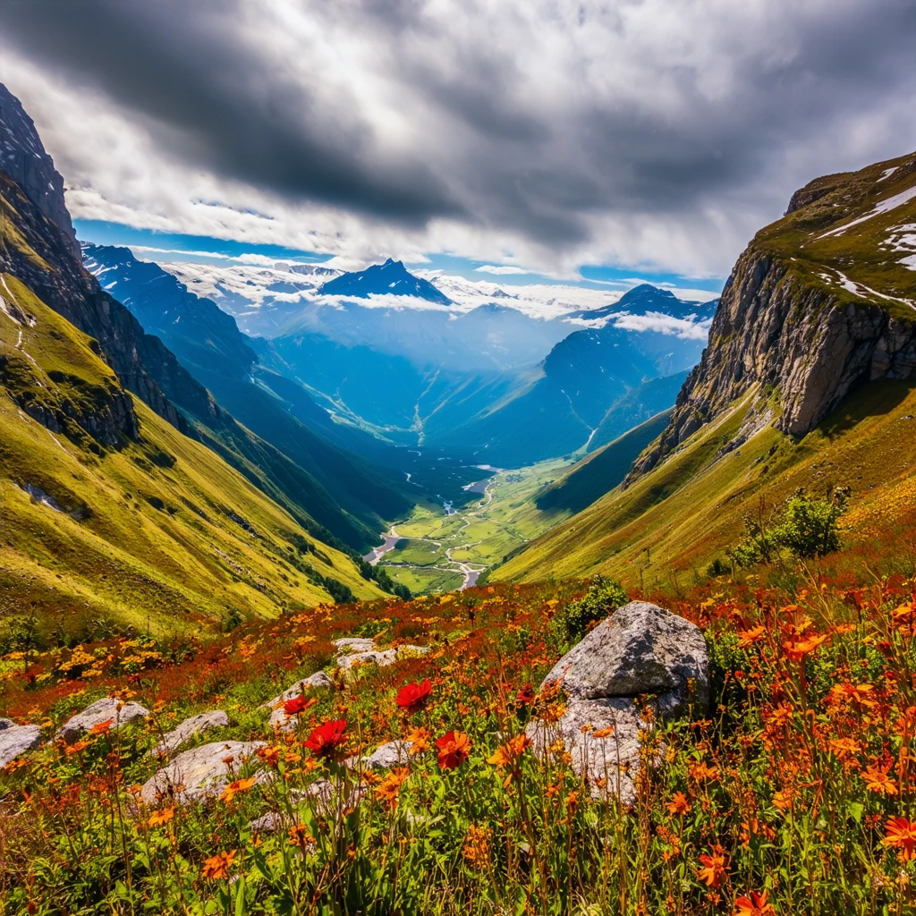 Paesaggio Montano Drammatico